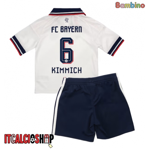Bayern Munich Joshua Kimmich #6 Seconda Maglia Bambino 2026-27 Manica Corta (+ Pantaloni corti)